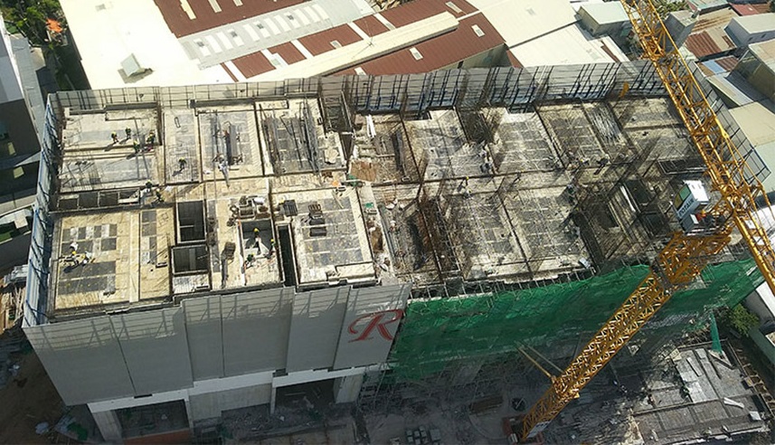 Tiến độ xây dựng dự án Sky 89 sàn tầng 7 tháng 12-2019